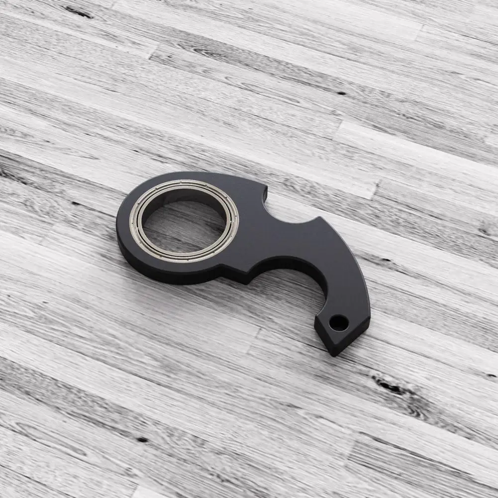 Eco-friendly Fingertip Spinner Pocket-sized Novelty Toy Keychain Fidget Spinner EDC Fingertip Fidget Spinner Toy