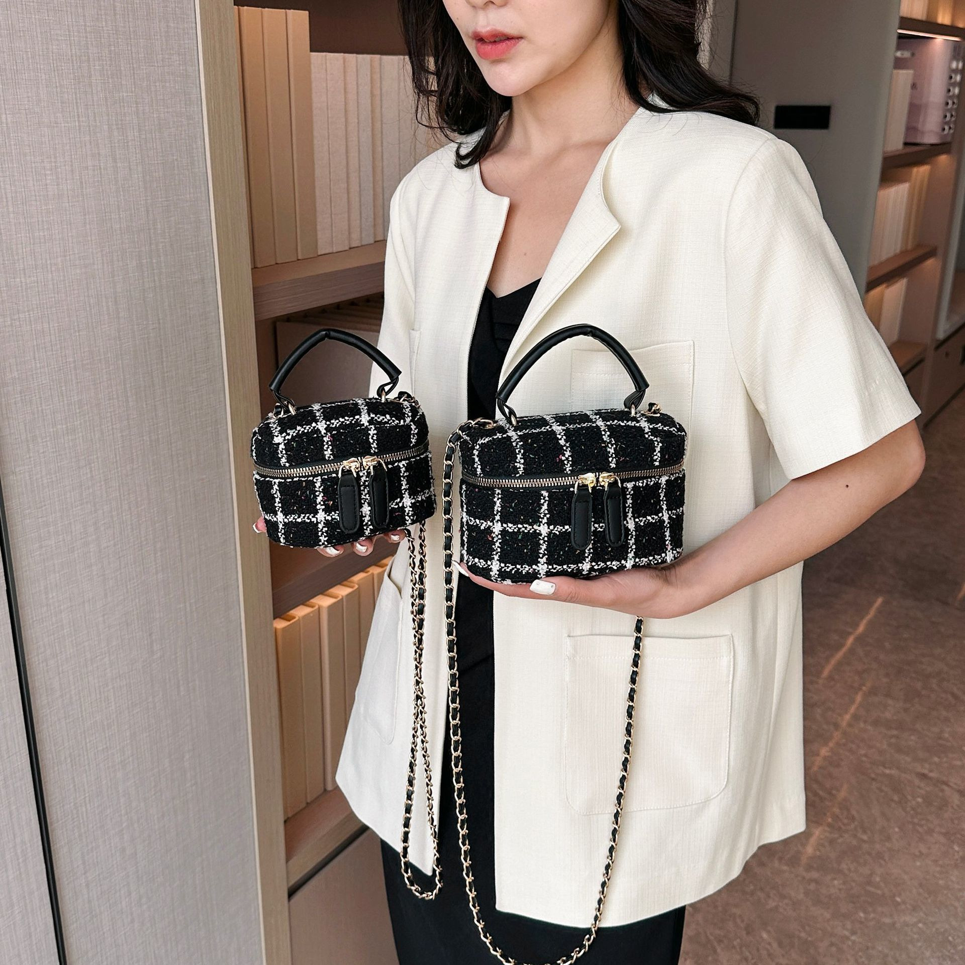 Fashion Classic Bag Designer 10a Top Woman Handbagevening Bags Elegant Handbags Small Fragrance Style High Texture Mini Versatile Single Shoulder Cros