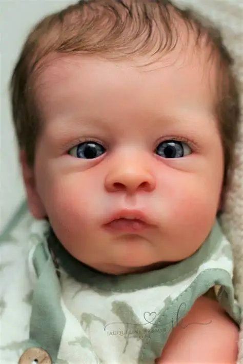 NPK 20inch Reborn Doll Kit Oskar Lifelike Real Soft Touch Real Baby Fresh Color Unfinished Doll Parts with Body