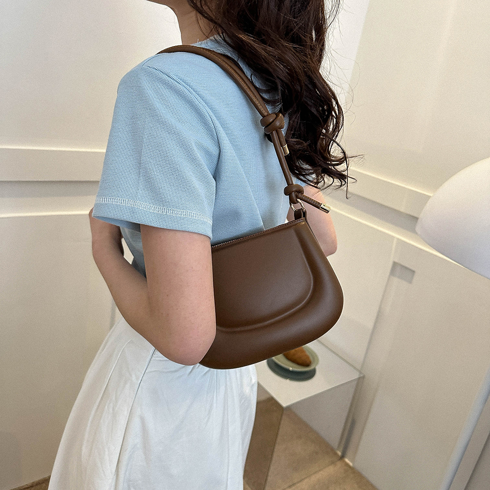 Trend Designer Bags for Women Handbag Ladies PU Leather Casual Shoulder Bags Summer Solid Color Crossbody Top Handle Bag Clutch