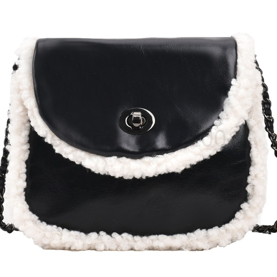 Fashion Classic Bag Designer 10a Top Woman Handbagevening Bags Korean Version New Fashionable Lamb Wool Womens Chain Small Highend and Stylish Versati