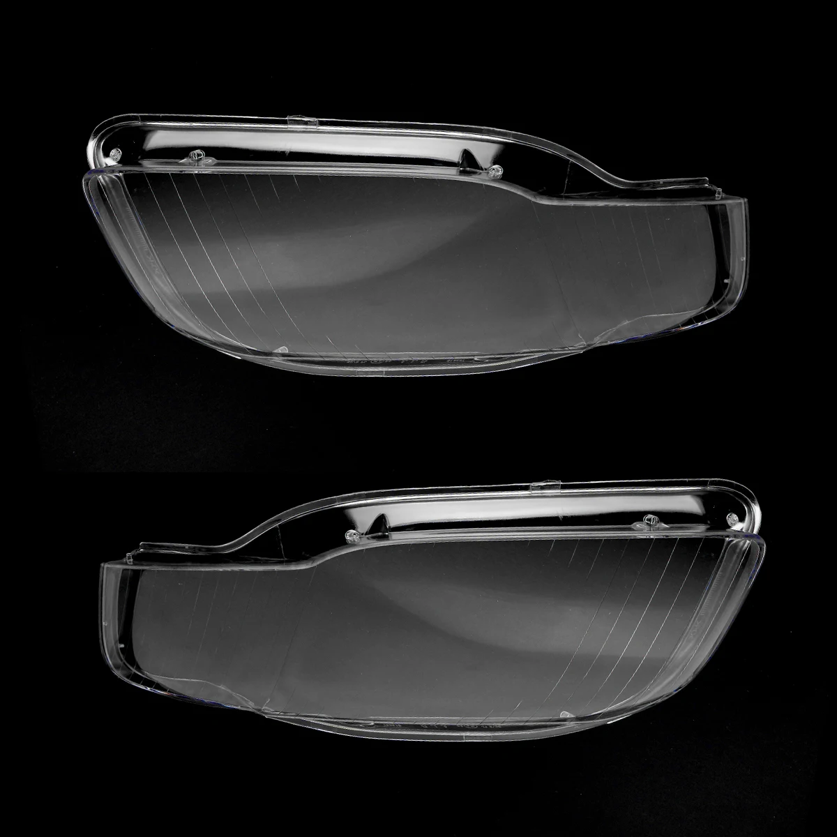 1 Pair Front Headlight Lens Cover For Audi A4 B7 S4 RS4 2006 2007 2008 Transparent Lampshade Clear Headlamp Cover Shell
