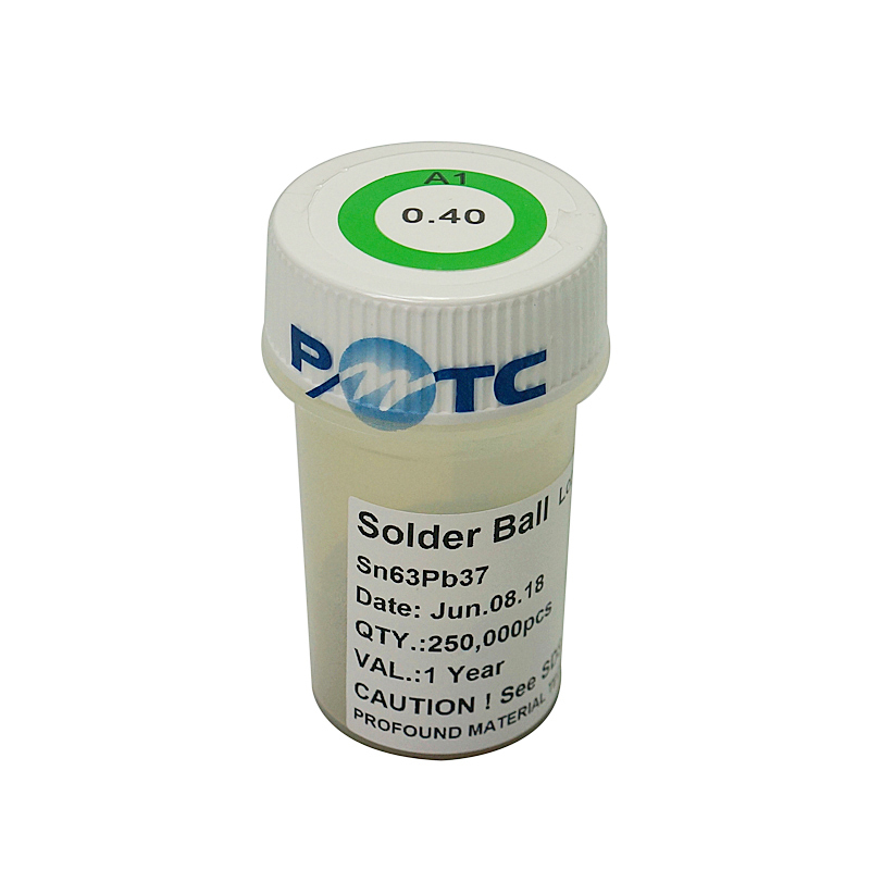 PMTC 250k 0.2 0.25 0.3 0.35 0.4 0.45 0.5 0.55 0.6 0.64mm Leaded Solder Balls for BGA Rework Reballing Solder Ball IC Chip Repair