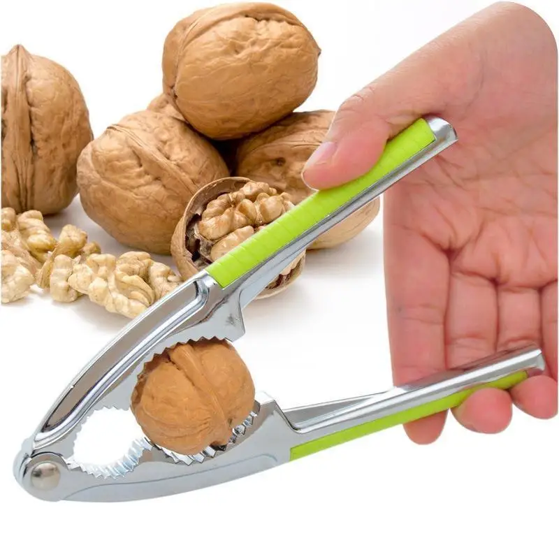 Alloy Clamp Plier Cracker Nutcracker Sheller Crack almond Walnut Pecan Hazelnut Filbert Nut Kitchen Nut Sheller Clip Tools