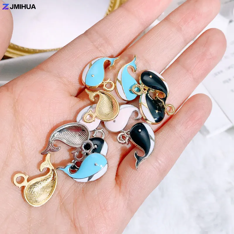 15pcs Cute Mini Enamel Unicorn Charms For Jewelry Making Findings DIY Handmade Earrings Bracelets Crafts Supplies Accessories