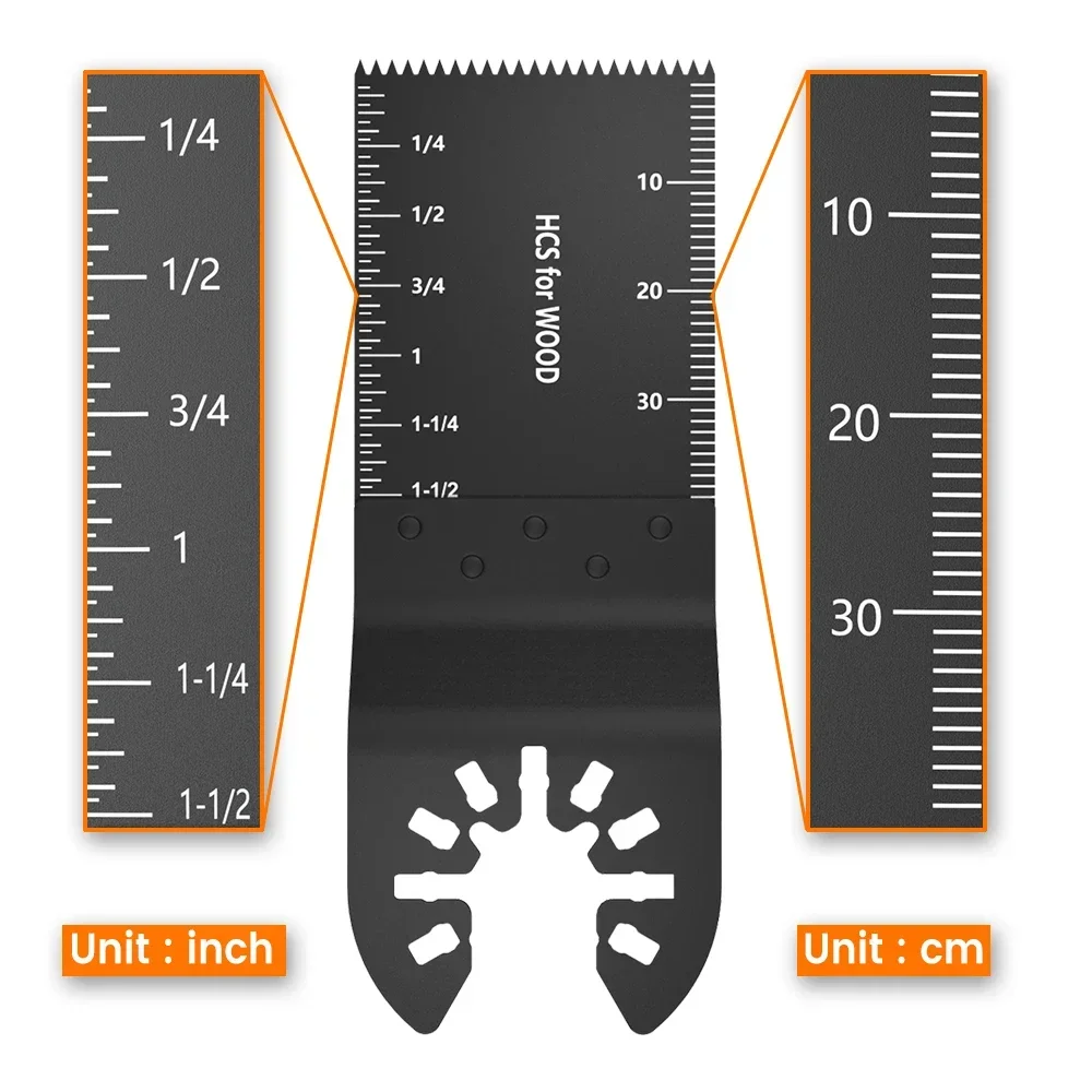 Saw Cutter Blade Accessories 60/50/20/10/5 Pack Oscillating Multi Tool Saw Blades for Renovator Power Wood Cutting Tools Bits