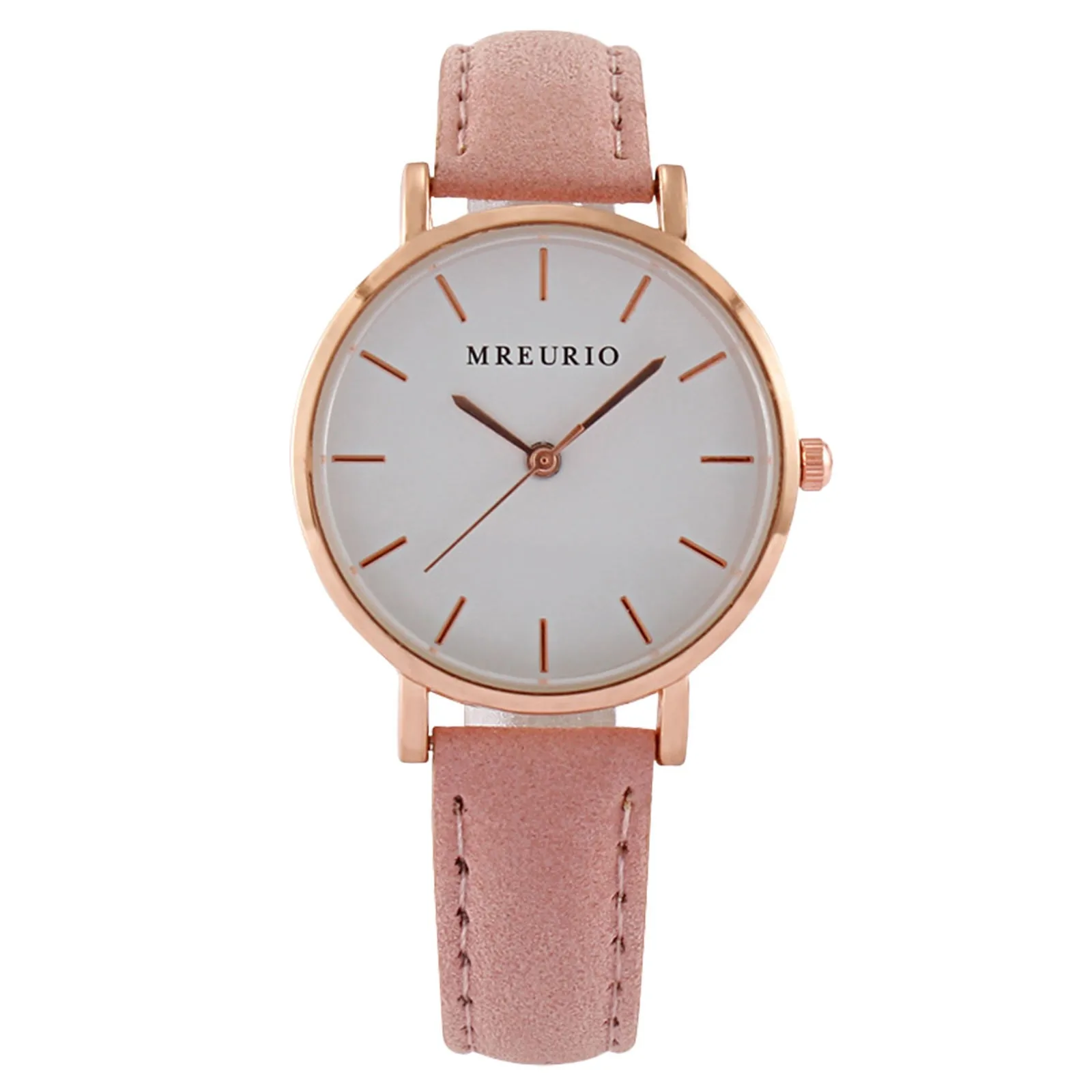 Simple Ladies Watch Women's Watch Middle School Student Belt Watch Stone Fashionable Simple Style Quartz Wristwatch Reloj Mujer