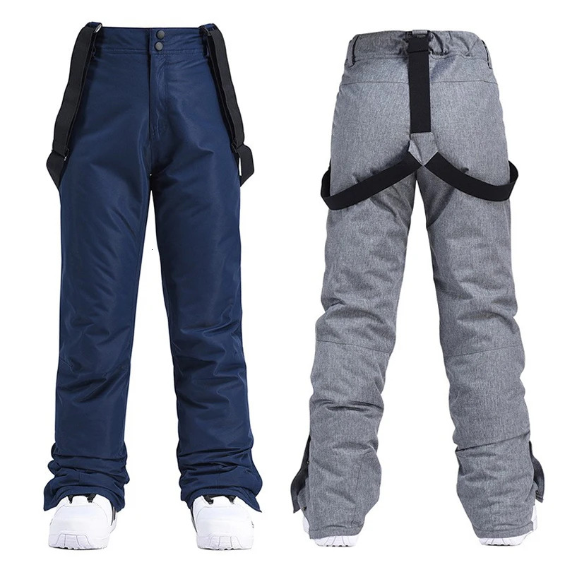 -20 Degree Snow Plus Size Elastic Waist Women's Trousers Winter Skating Skiing Outdoor Ski Pants For Men