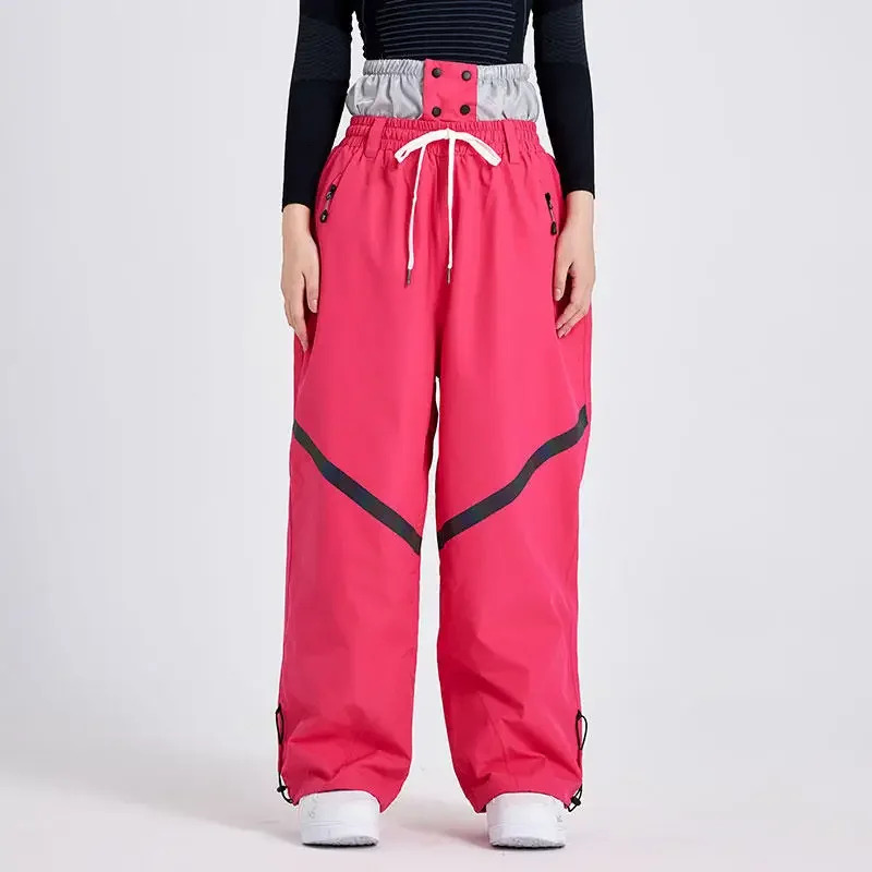 Skiing Snowboarding Trousers New 2025 Ski Waterproof Windproof Women Men's Warm Snow Pants Winter Outdoor Cold Resistant