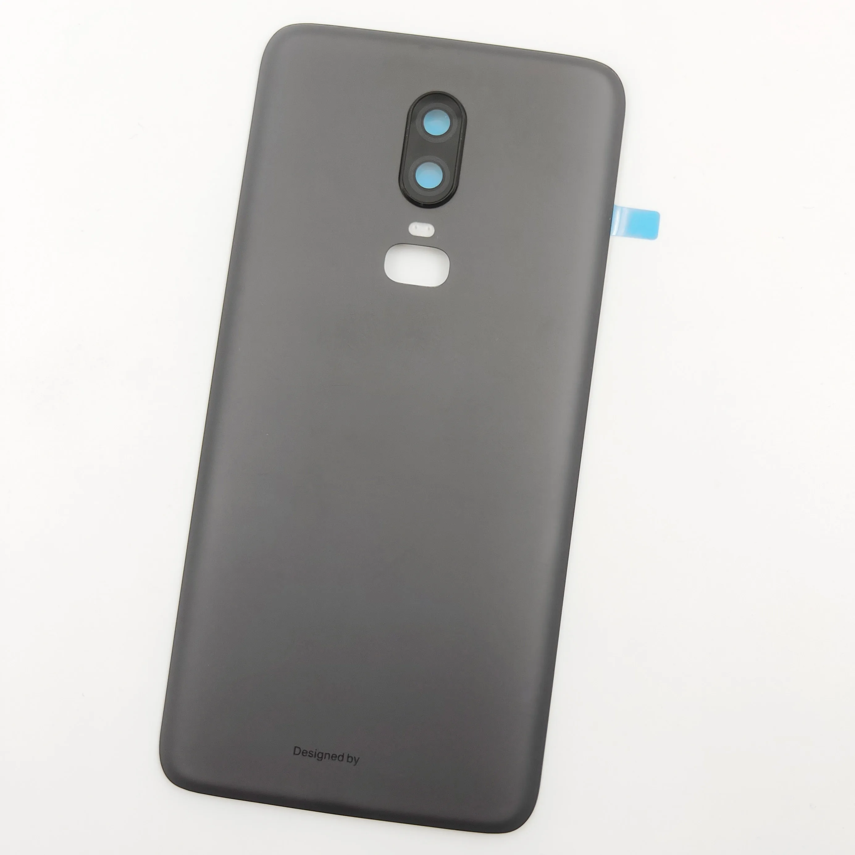 For OnePlus 6 Original Back Lid Glass Battery Cover Rear Door Housing Panel Case With Camera Frame Lens Flashlight Adhesive