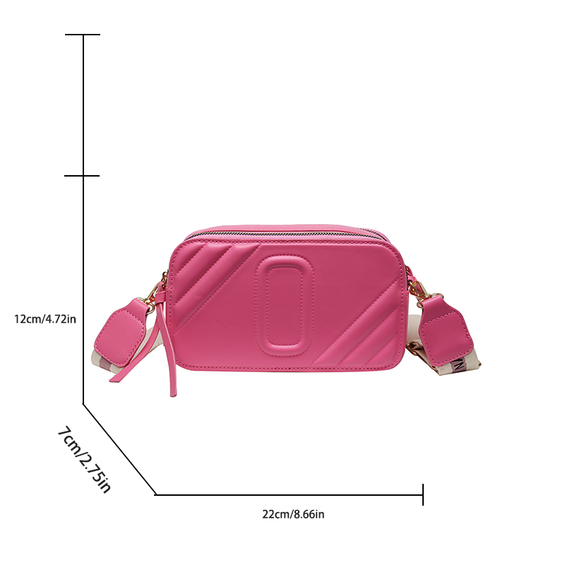 Fashionable Small Square Bag 2023 Summer Trendy Girl One Shoulder Camera Bag Simplified Korean Textured Crossbody Bag