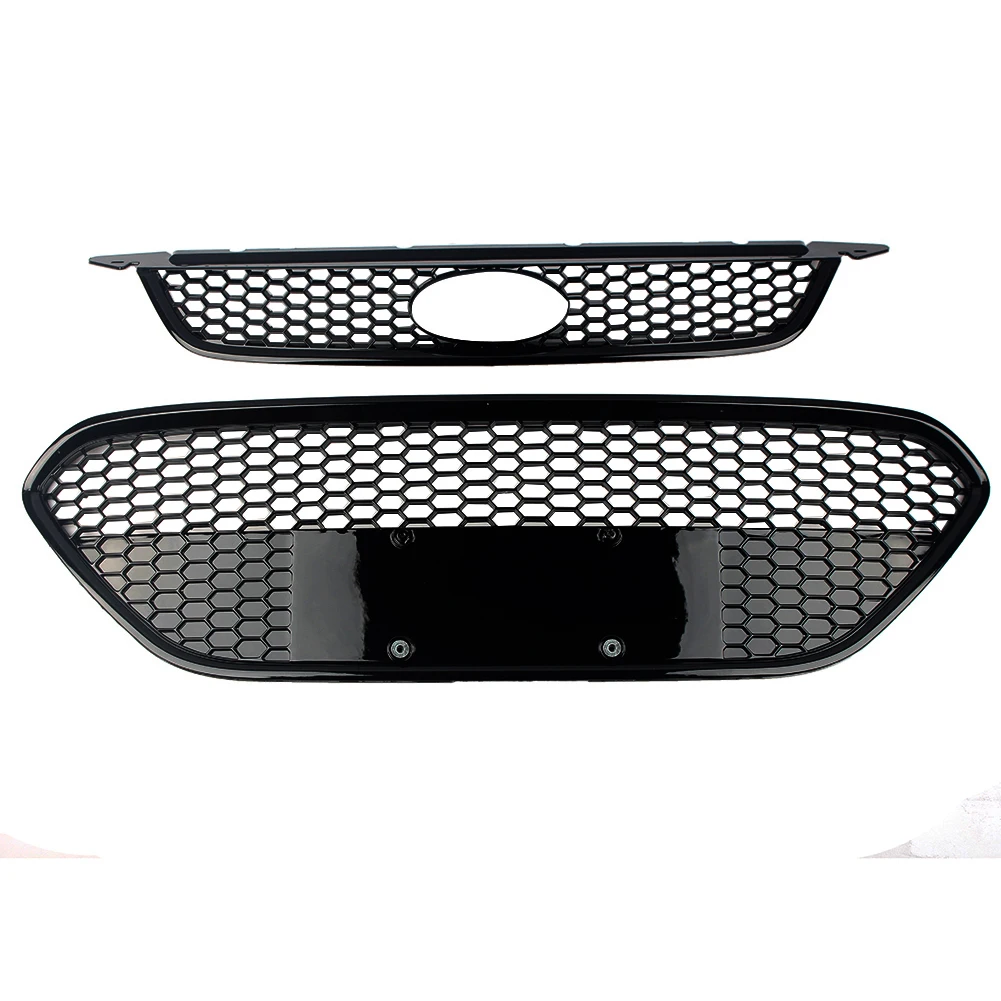 Front Lower Grille Bumper Honeycomb Gill For Ford Focus 2009 2010 2011 2012 2013 2014 2015 Hatchback Sedan