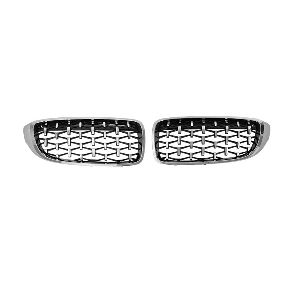 For BMW M4 M3 The 4 Series Glossy Black ABS Racing Grill F32 F33 F36 F80 F82 F83 Front Bumper Diamond Shape Styling