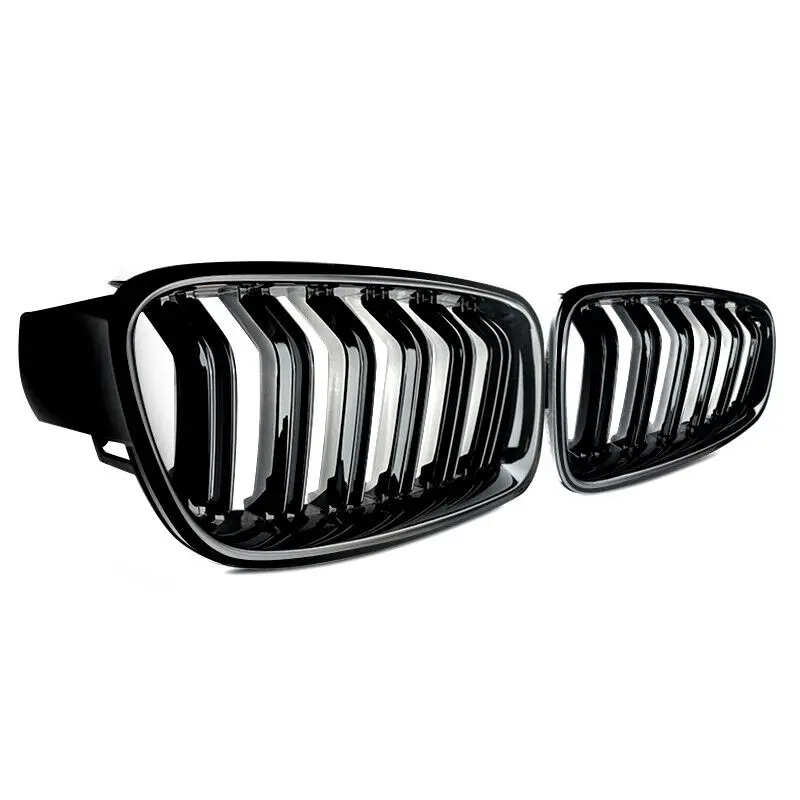 High Quality ABS Car Styling Front Kidney Grille Dual Slat Grille For BMW F30 F31 F35 2012-2019 320i 325i 328i Auto Accessories