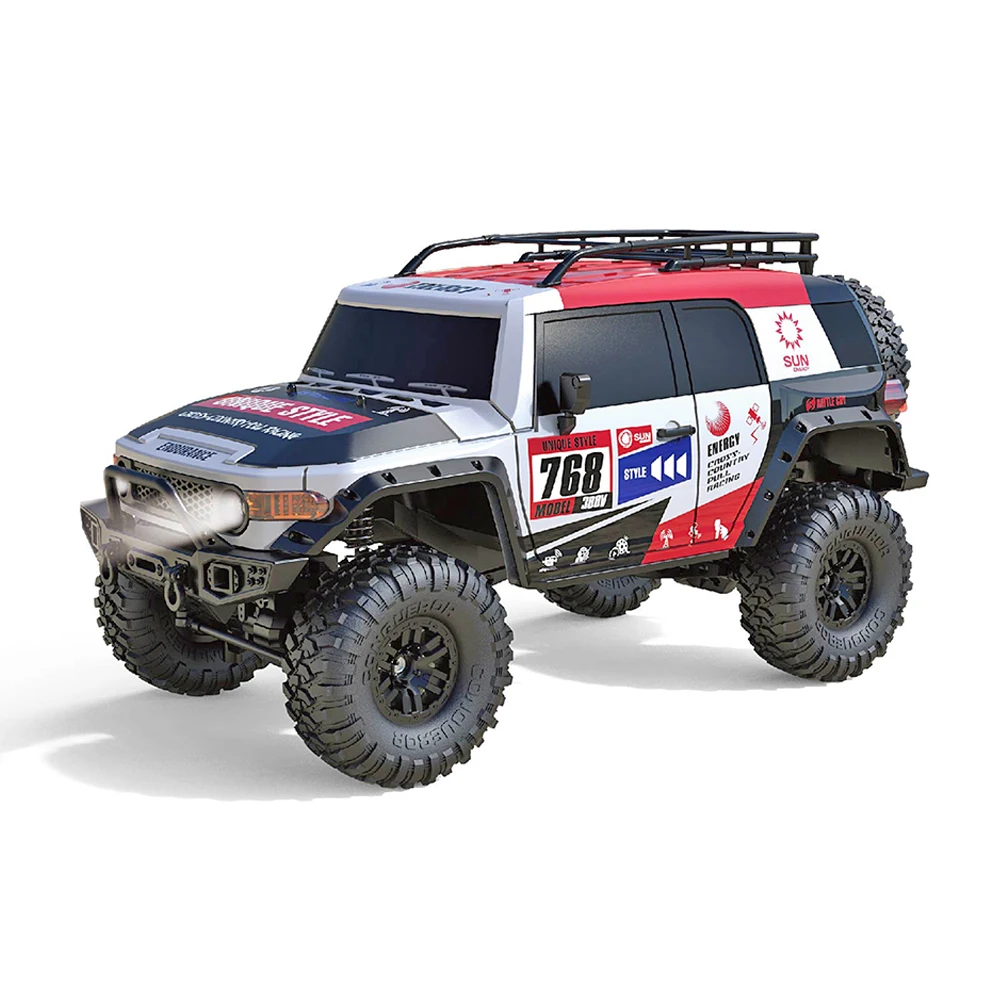 1:10 RC Car Truck All-Terrain 15Km/h Off-Road 4WD Remote Control Monster Crawler Recharge Car RC Toys for Boys Kids HB ZP1001