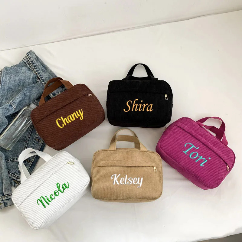 Personalized embryo makeup bag multifunctional portable travel storage bag casual handbag 241031