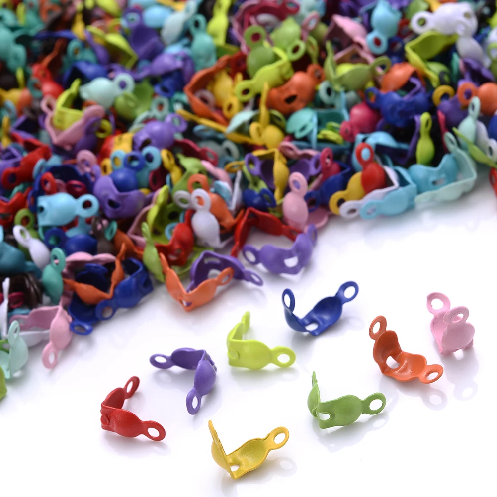 100pcs Multicolor Open Jump Rings Crimp End Clasp & Earpins For Jewelry Making Bracelet Necklace Diy Accessories