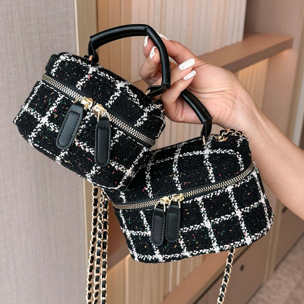 Fashion Classic Bag Designer 10a Top Woman Handbagevening Bags Elegant Handbags Small Fragrance Style High Texture Mini Versatile Single Shoulder Cros