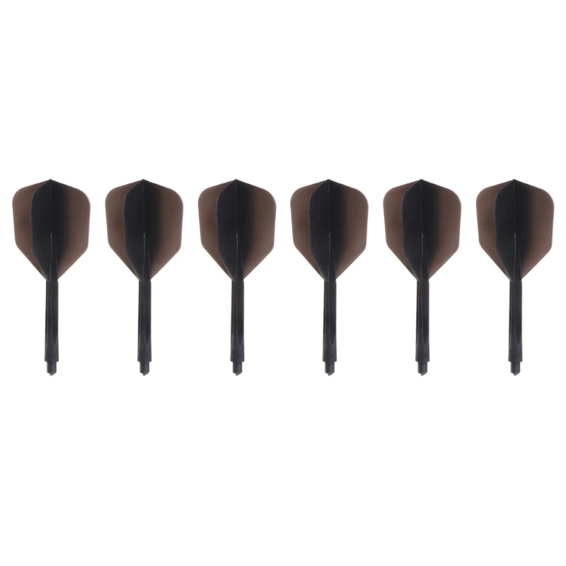 Flights 6PCS Integrated Flights and Shafts 4.5mm 2BA Screw