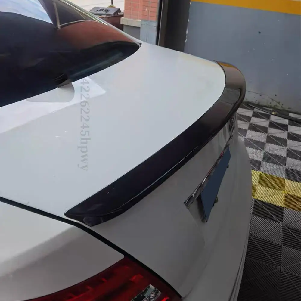 Exterior Part Rear Sport Spoiler Wing Styling Facelift For Mercedes Benz W204 C class 4 Door 2007-2014 C180 C200 C220 C260 C300