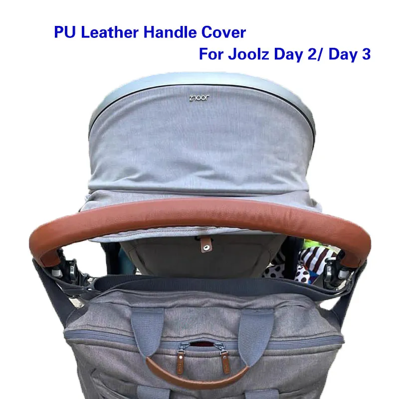 Baby Pu Leather Handle Cover For Joolz Day 2/Day 3 Stroller Pram Bumper Protective Cases Armrest Covers Carriage Bar Accessories