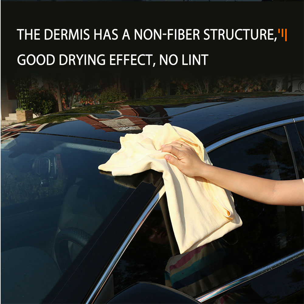 Natural Chamois Leather Car Washing Towels Super Absorbent Car new home 2025 Window Glass Drying Cleaning Cloth Quick Dry car wash towel