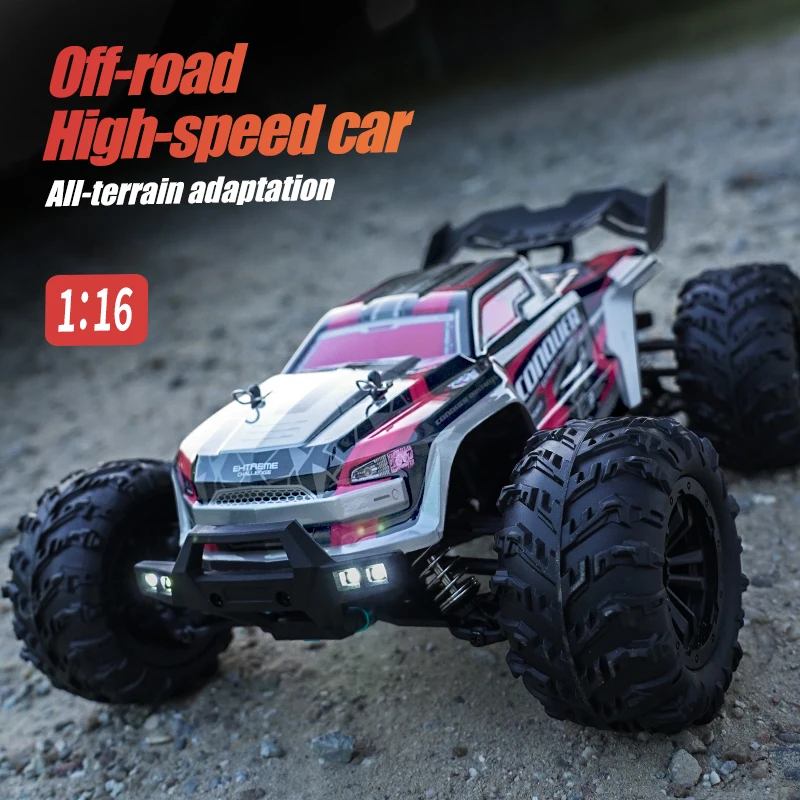 1/16 RC Car Off Road 4WD 50km/h 2.4G Electric High Speed Rock Crawler Drift Truck Remote Control Cars Toys for Adults Boys