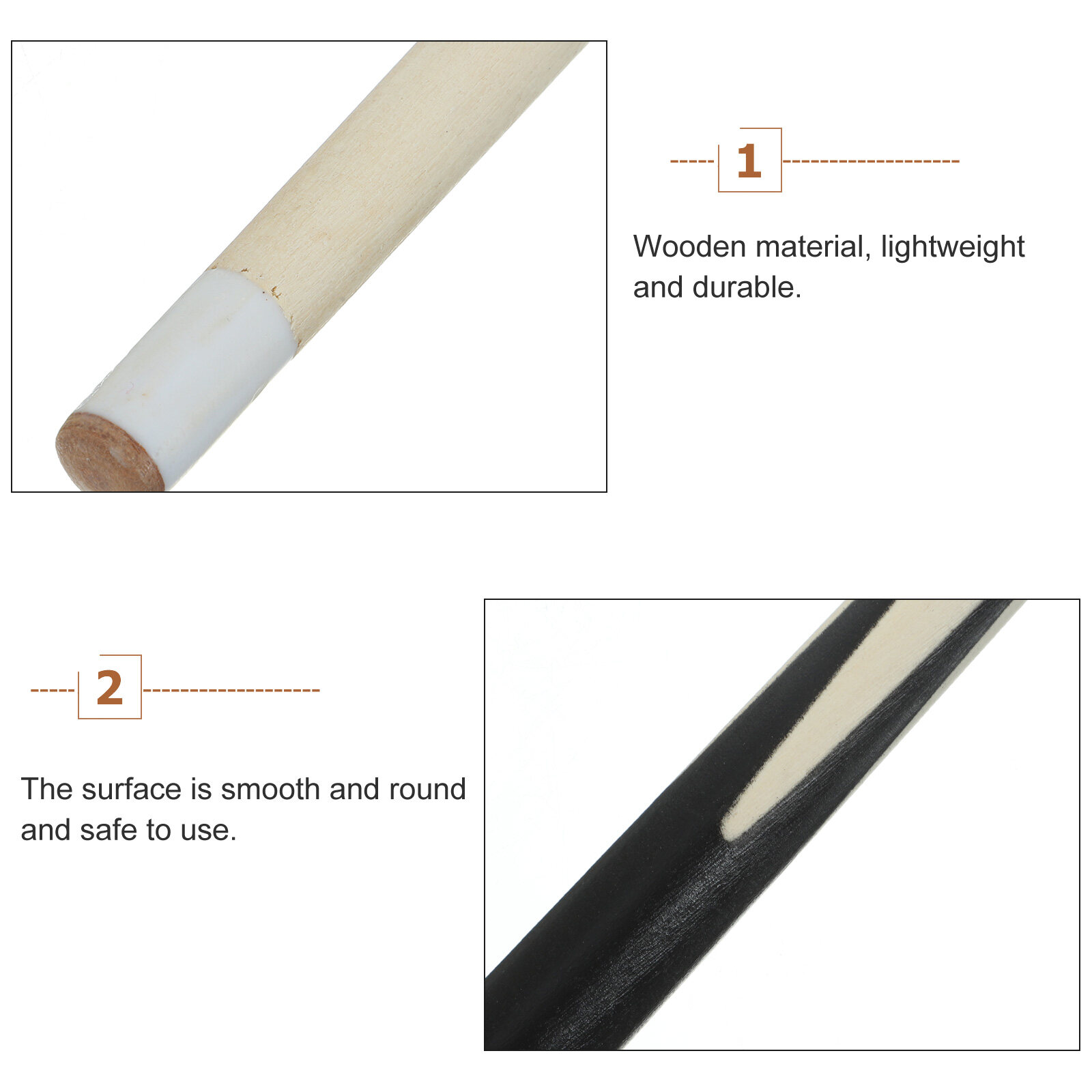 Wooden Billiard House Cue Stick Short Pool Cue Kids Hardwood Billiards Accessories Stick