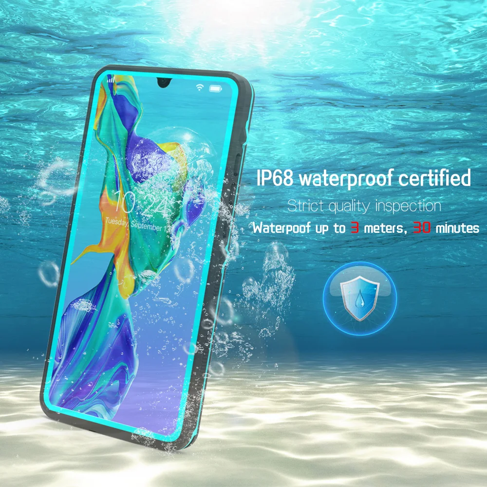 Diving IP68 Waterproof Case For Huawei P30Pro Cover Swim Snow-proof Dustproof Case for Huawei P30 Pro Case