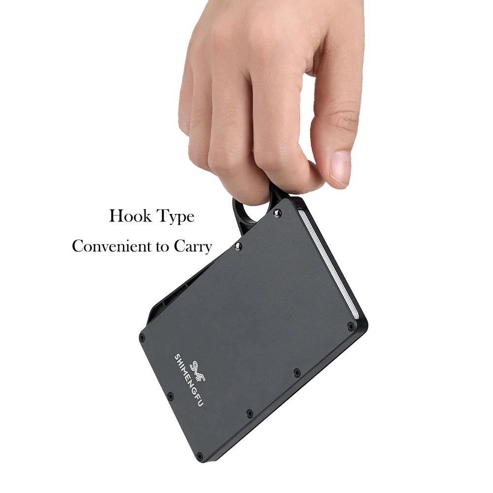KEMY Pop up Credit Card Holder Wallet New Design Minimalist Rfid Blocking Slim Metal Cardholder Anti Protect for men
