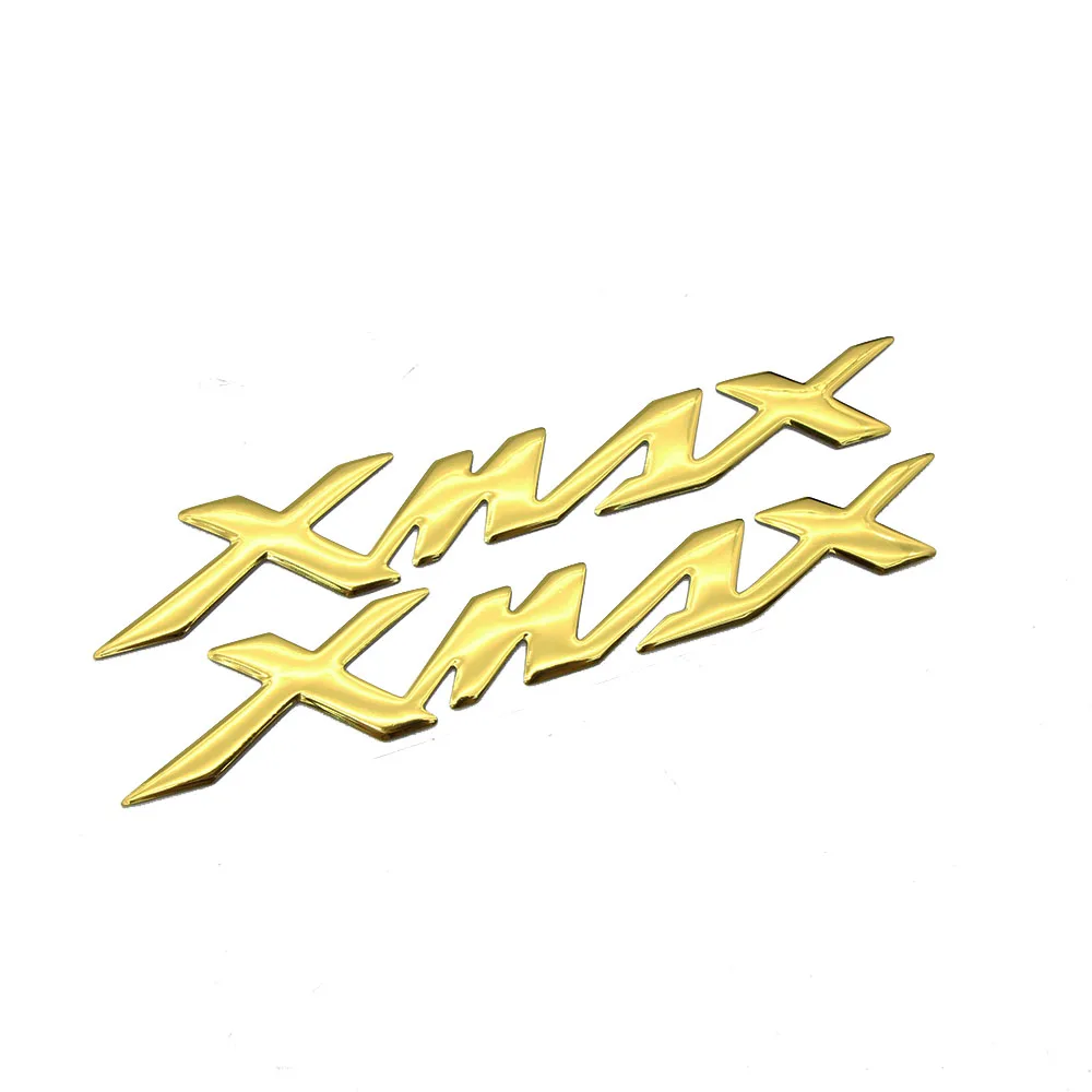For Yamaha X-MAX XMAX 125 250 300 400 Side 3D Stickers Emblem Fender Oil Fuel Tank Logo Badge Decal Motorcycle Accessories