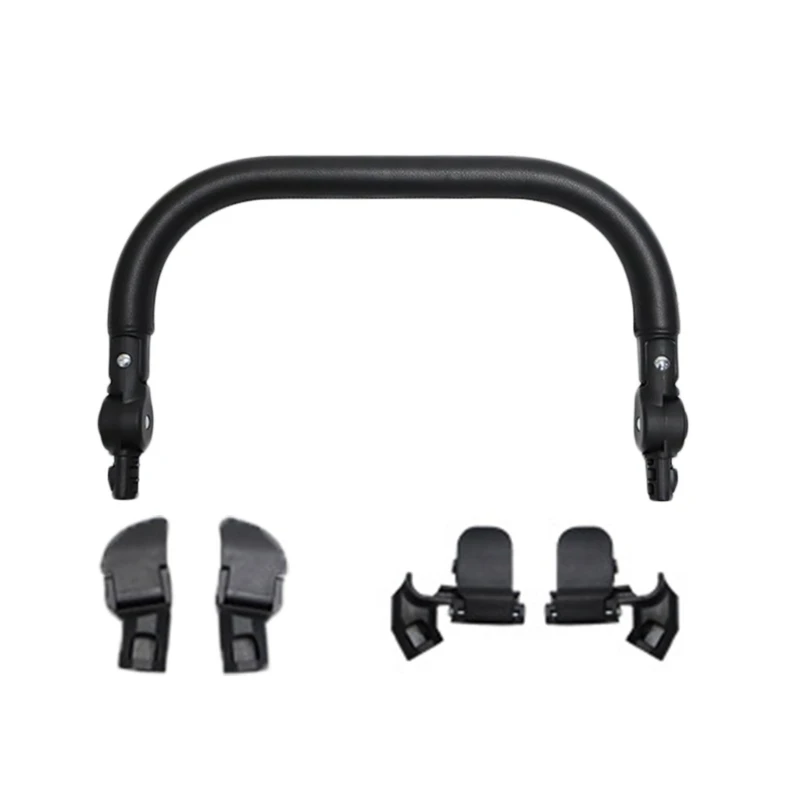 Y55B Pram Handle Bar Infant Pushchair Armrest Bumper Bar Baby Stroller Handle Bar with Adjust Angles Stroller Accessories
