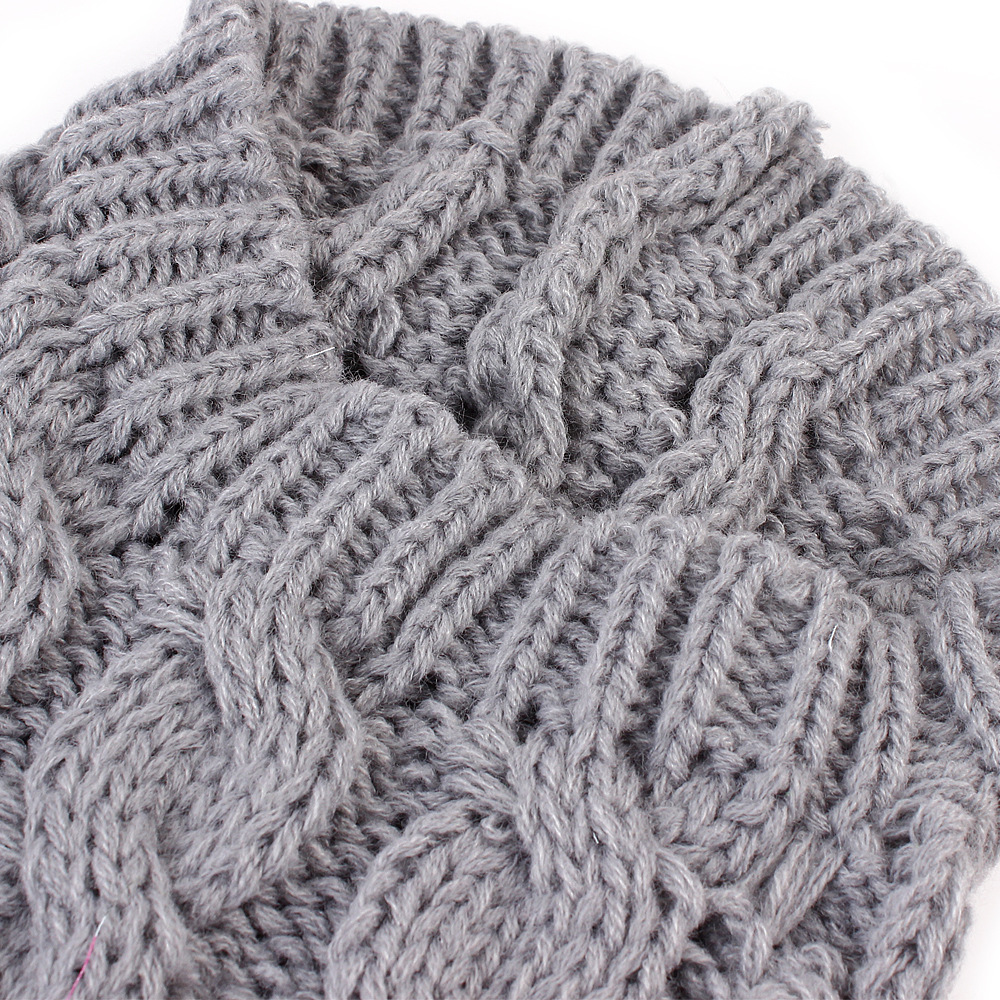 Autumn and winter solid colour twist knit warm and comfortable dog cute pet jumper new pet clothes