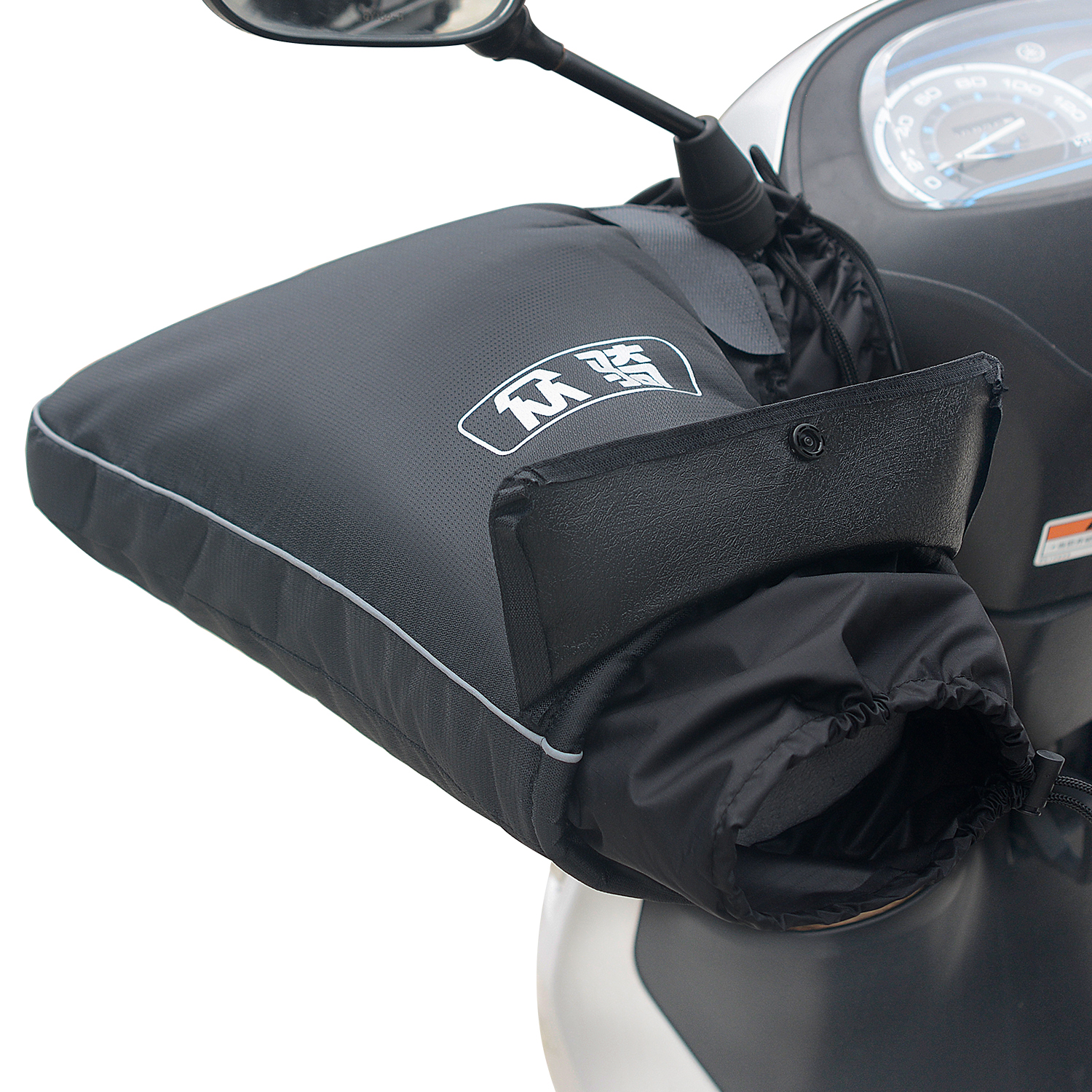 Motorcycle Handlebar Muffs - Waterproof Thick u0026 Warm Grip Covers for Winter Riding S25118