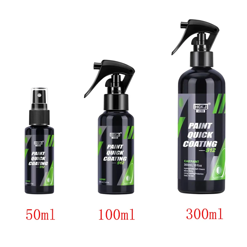 HGKJ S12 Car Paint Quick Coating Liquid Nano Ceramic Car Coating Car Polish Paint Hydrophobic Anti Scratch Film Auto Polish Wax