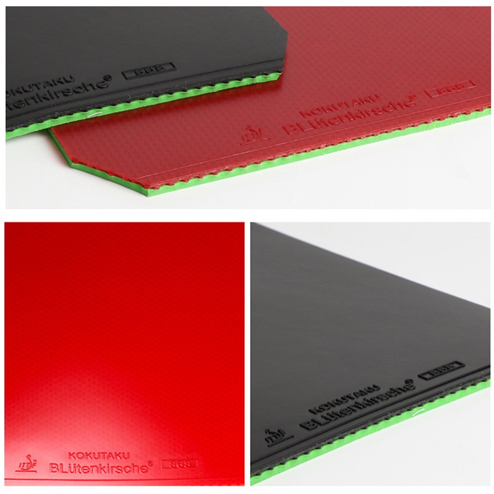 1PC Table Tennis Rubber Hard Sponge Pong Rubber Fast Attackpong Rubber 2.0-2.2mm Reverse Adhesive