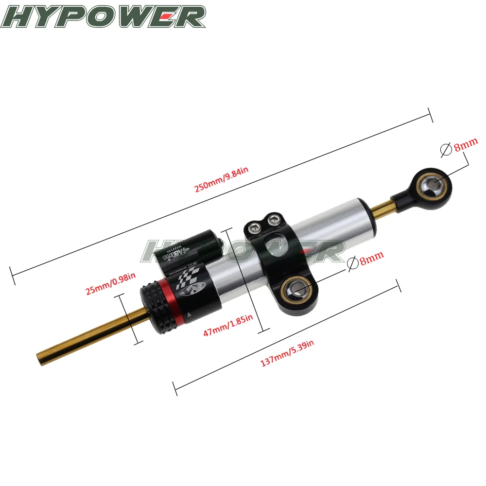 For HONDA CBR650F CBR 650F CBR650 F 2014 2015 2016 2017 2018 2019 Motorcycle CNC Adjustable Steering Damper Stabilizer Mounting