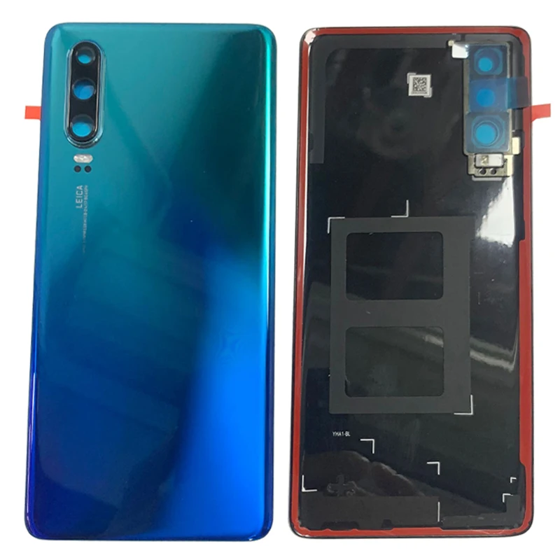 Original Battery Cover Rear Door with Camera Frame Lens For Huawei P30 Housing Back Cover with Logo Repair Parts