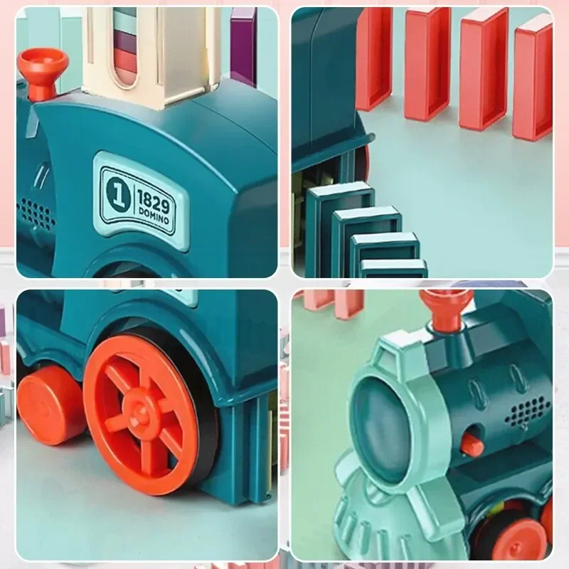 Hot Train Electric Car Brick Blocks Kits Automatic Laying Creative Games Intelligence Educational DIY Toys Kids Birthday Gift