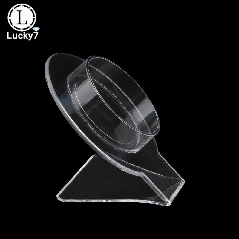 Clear Jewelry Bracelet Display Holder Bangle Organizer Rack Acrylic Bracelet Display Collar Stand Holder