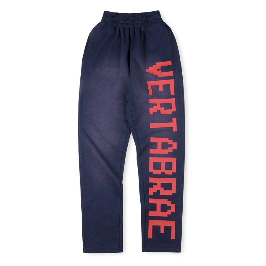 Pantalon pour hommes vertabrae pantalon violet vertabrae lettre imprimer hip hop street swispants pantalons hommes femmes tissu lourd joggers jog