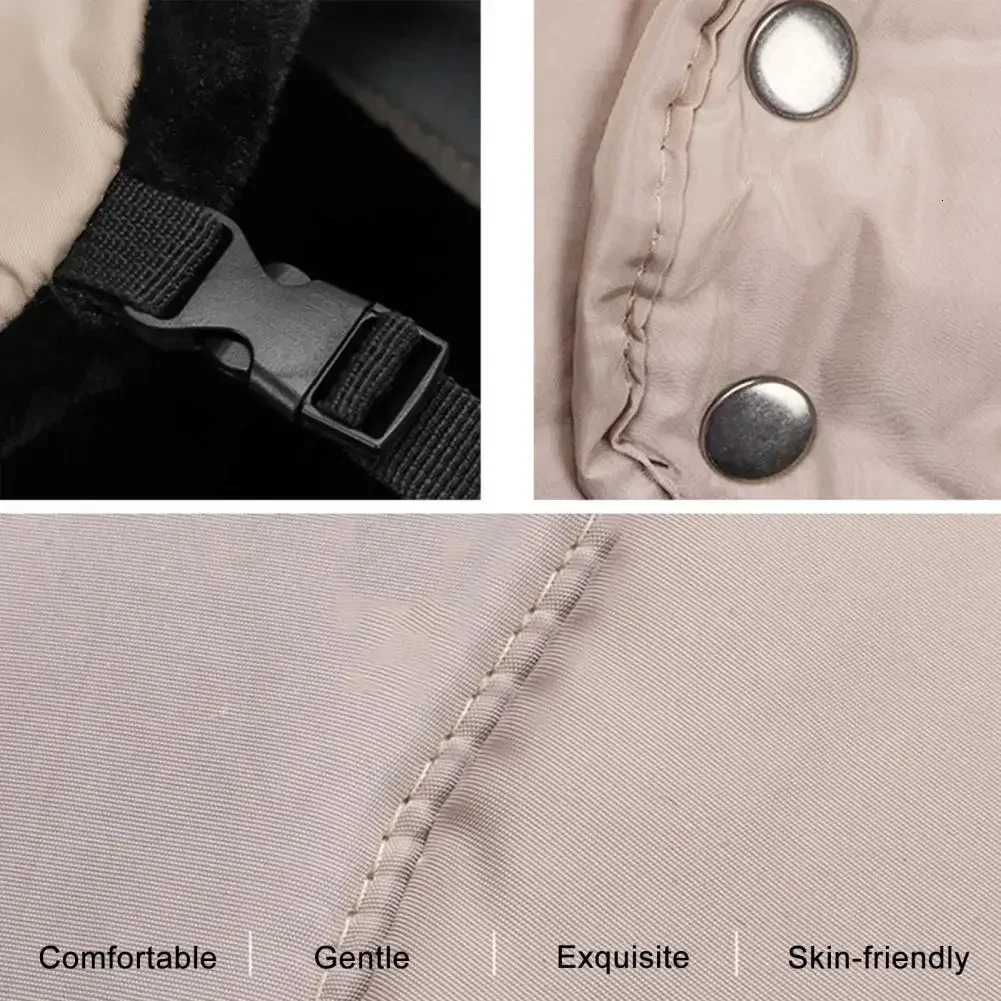 Winter Warm Thick Velvet Trap Hat for Men Outdoor Nose and Ear Protection Cotton Bomb Hat Plush Windproof Face Mask 241031