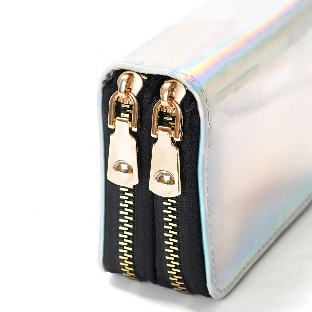 Women'S 1PC Purse Short Y2k Leather Folding Zipper Coin Purse Student Gift Birthday Party Gift Wallet smile