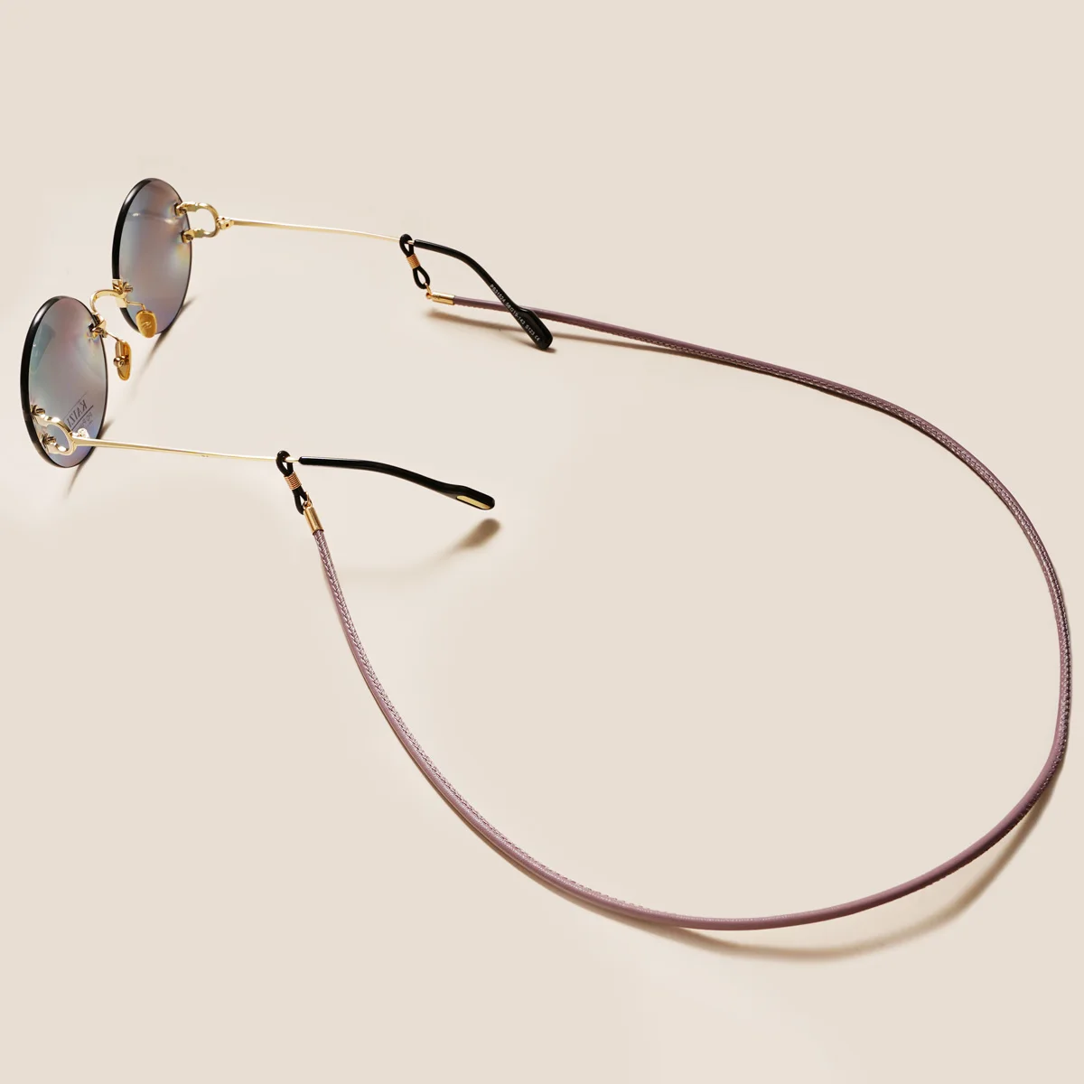 Sunglasses Lanyard Strap Necklace Braid Leather Eyeglass Glasses Chain Leather Cord Reading Glasses Eyewear Accessories
