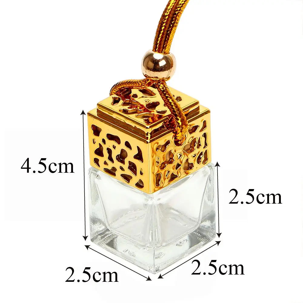 Household Hanging Home Decor Essential Oils Car Perfume Empty Bottle Air Freshener Pendant Auto Ornament