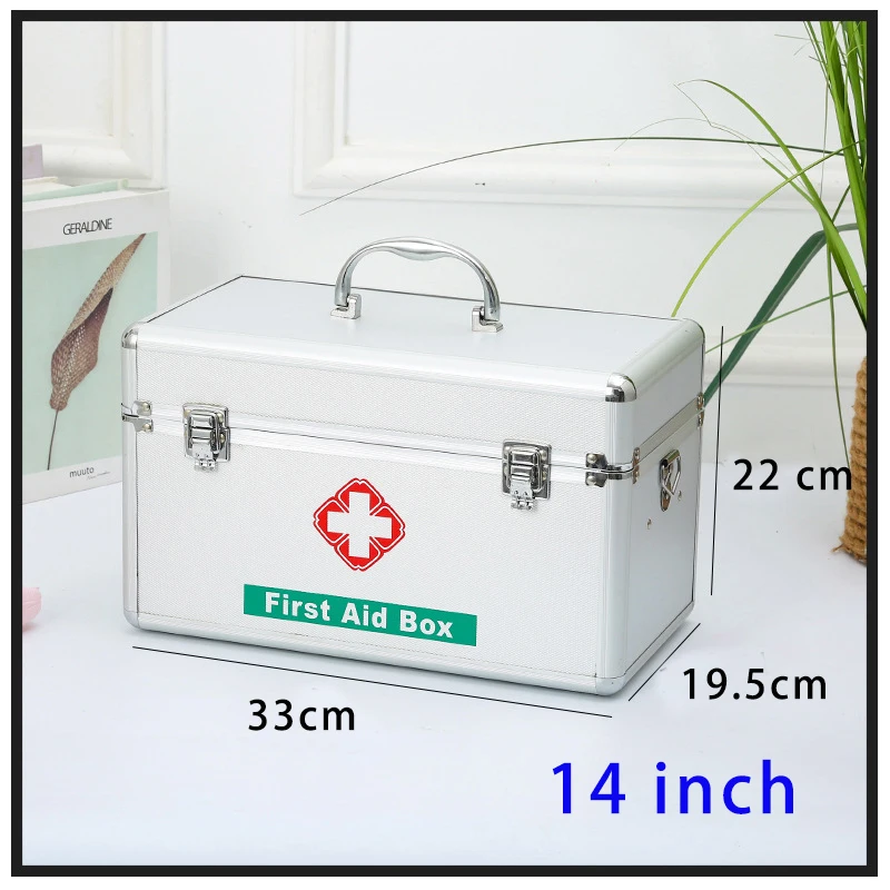 Medicine First Aid Kit Super Large Capacity Pill Cases Organizer Family Emergency Pharmacy Storage Container Pill's Box