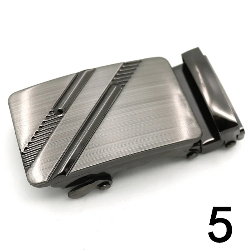 High Quality Suitable For Width 3.5cm Wide 3d Pattern Belts Buckle Metal Automatic Buckle No Belt Body Handmade DIY Accessories