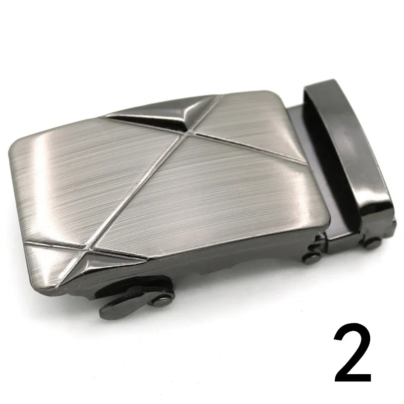 High Quality Suitable For Width 3.5cm Wide 3d Pattern Belts Buckle Metal Automatic Buckle No Belt Body Handmade DIY Accessories