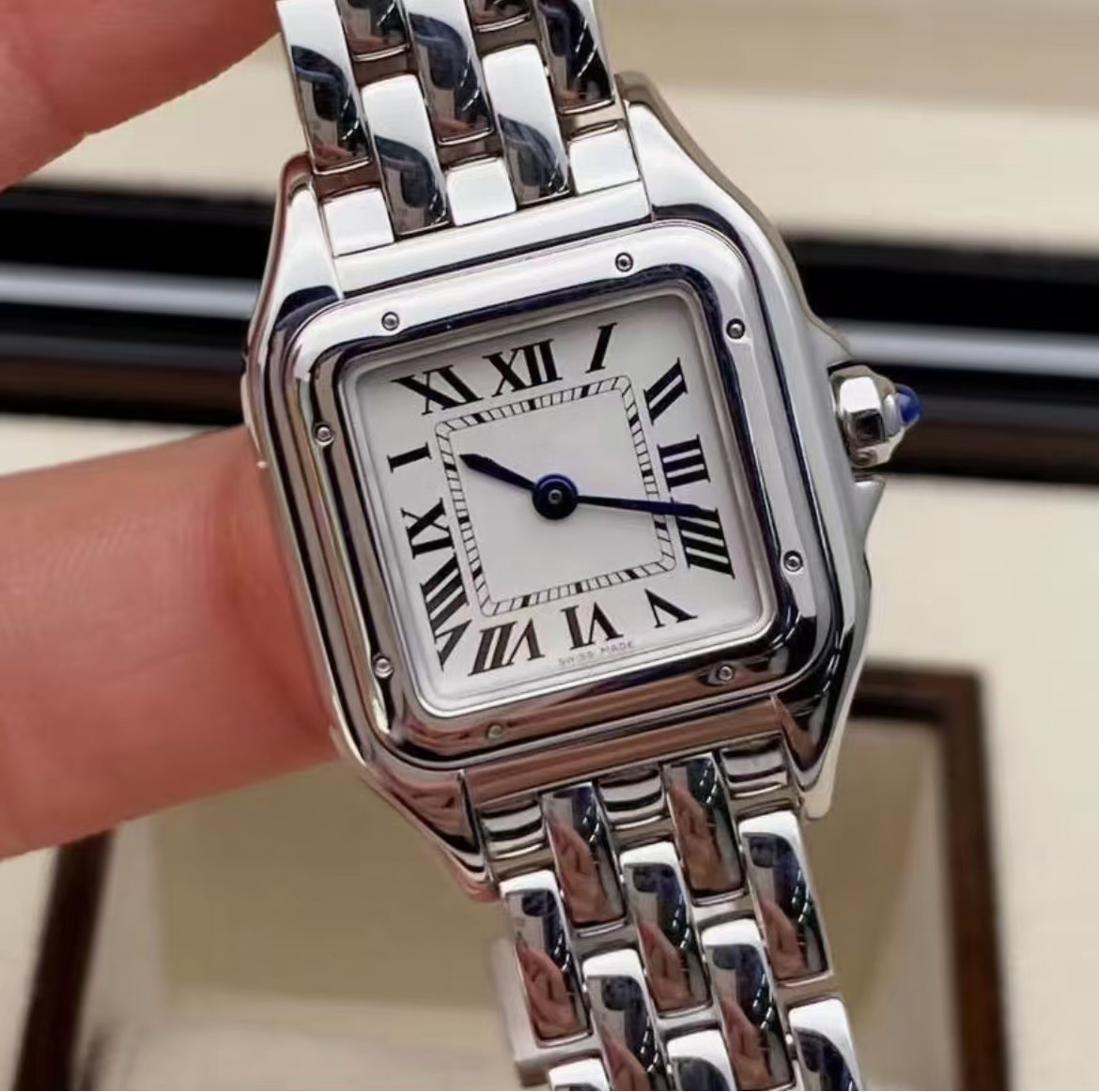 Hot Luxury Watch Designer Watch Fashion Women Watch Quartz Classic Panthere Watches 316L Stainless Steel Wristwatch Luxury Brand Diamond Watch No Box