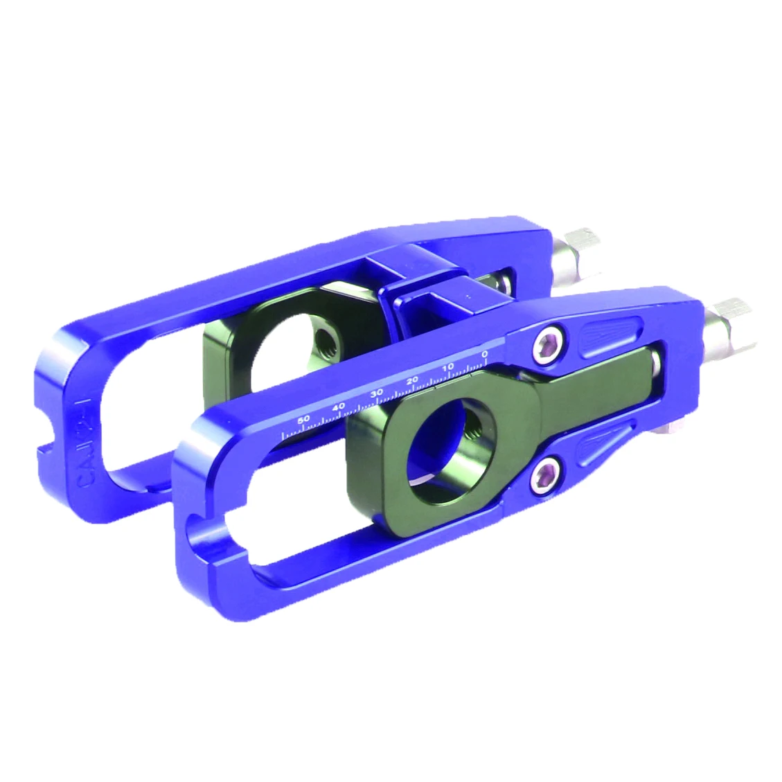 Motorcycle CNC Rear Axle Chain Adjuster Tensioners For KAWASAKI ZX6R ZX636 2005-2019 ZX-6R